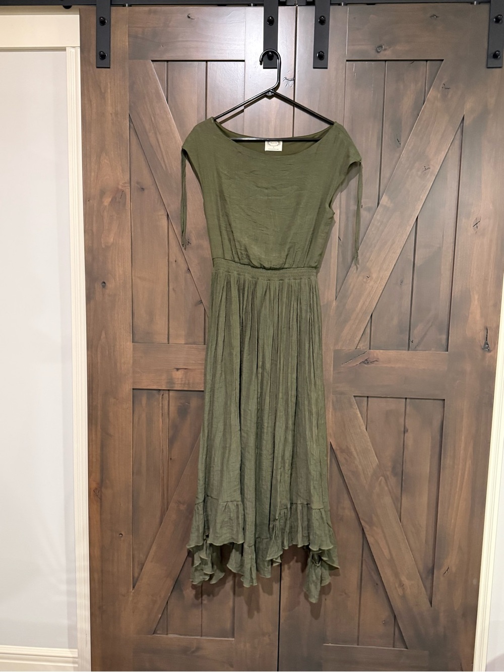 Joyfolie Mia Joy Women’s Gia High Low Dress in Olive Size Small NWOT - Picture 3 of 5